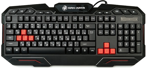 Клавиатура Dialog KGK-11U black USB игровая