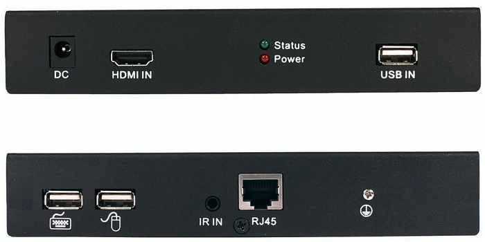 Комплект OSNOVO TLN-HiKMA/1+RLN-HiKMA/1 для передачи HDMI, USB, RS232, ИК-управления и аудио по сети Ethernet