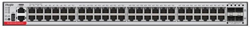 Коммутатор URSA URS-S5310-48GT4XS 48 10/100/1000Base-T auto-sensing Ethernet ports + 4 SFP+ ports, fixed single fan, 2 modular power supply slots