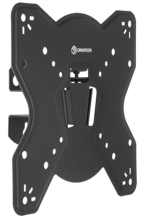 Кронштейн настенный ONKRON BASIC M3S 17-42'' макс. 200*200мм, наклон -+ 8º, поворот 45°, от стены 85мм, макс. вес 35кг, черный ONKRON BASIC M3S BLACK