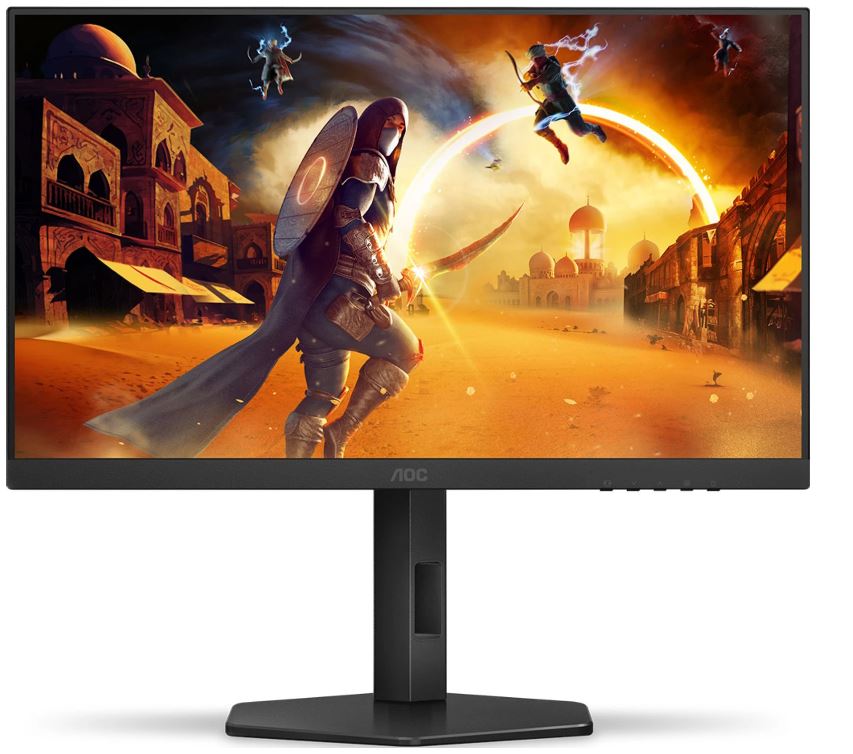 Монитор 23,8" AOC 24G4HX 1920x1080, 16:9, IPS, 300 cd/m, 1000:1, 0.3 ms, 178°/178°, 200Hz, 2*HDMI, DP, MM, Pivot, Black