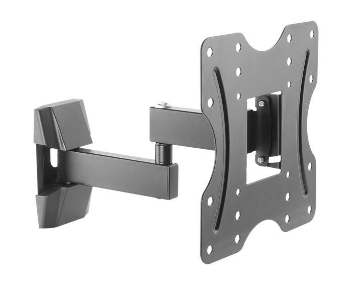 Кронштейн настенный Ultramounts UM899 для 23"-43" до 20кг, от стены 56-300мм, VESA 100x100,200x100,200x200, наклон до 10° и подъем до 3°, влево и впра