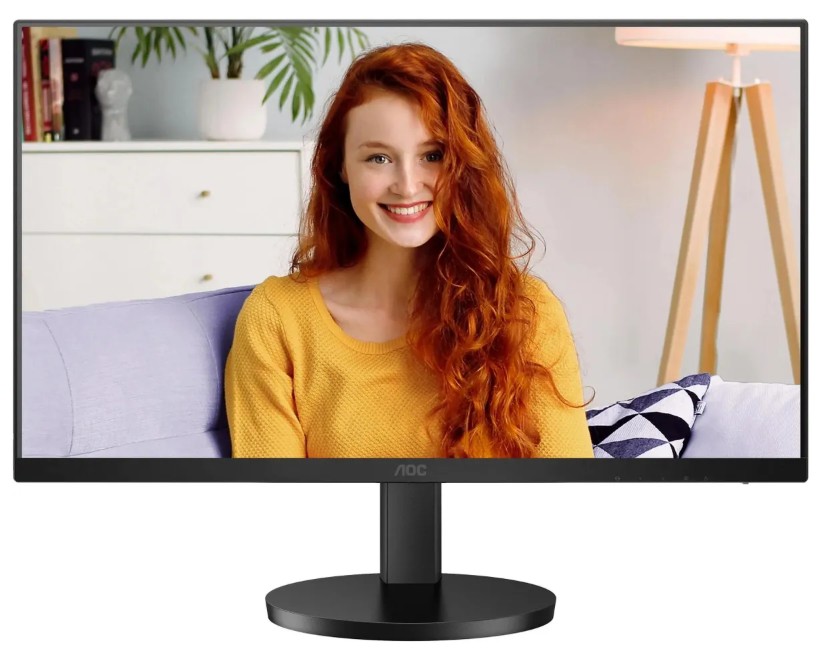 Монитор 27" AOC U27B3AF 3840x2160 WLED, 16:9, IPS, 350cd, 1000:1, 20M:1, 4ms, 178/178, DP, HDMI, 60Hz, Speakers, HAS, VESA, black