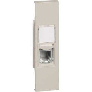 Розетка BTicino KM4258RJ11 LIVING NOW телефонная RJ11, 1 модуль, цвет песочный