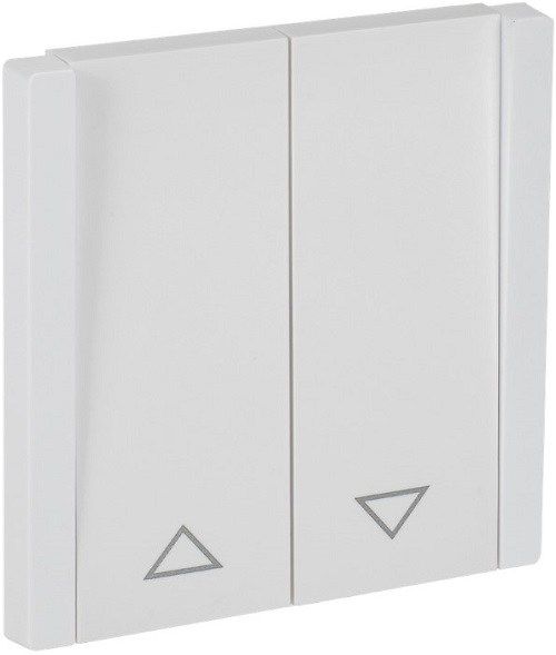 Выключатель двухклавишный для жалюзи IEK FP-V15-0-10-1-K01 FORTE&PIANO 10А FP211 белый