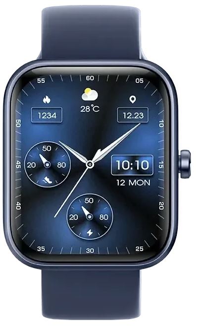 Часы TTEC Tempus 2S09WAM 47 mm Rectangular Case. Цвет: холодный синий