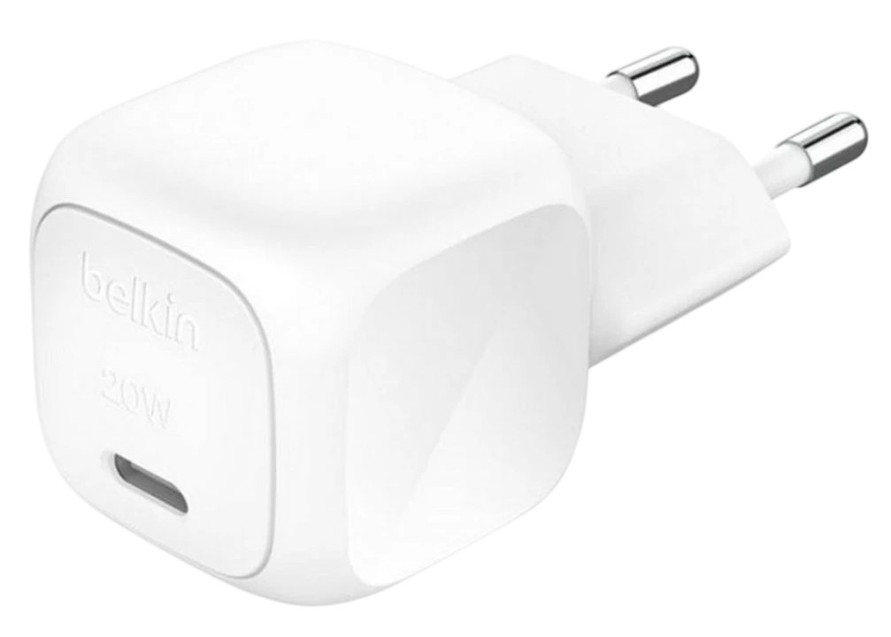 Зарядное устройство сетевое Belkin WCA009kqWH USB-C Wall Charger 20W With PPS. Цвет: белый