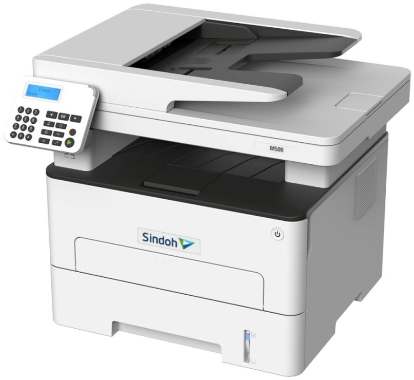 МФУ монохромное Sindoh M500 А4, 34 стр/мин, 2400x600 dpi, CPU 1ГГц, 2 Ядра, 512 Мб RAM, Ethernet, US