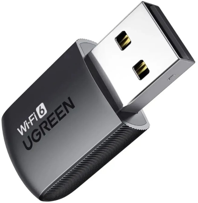Адаптер UGREEN CM762 35264_ AX900 USB-A Dual Band Wi-Fi Adapter. Цвет: черный