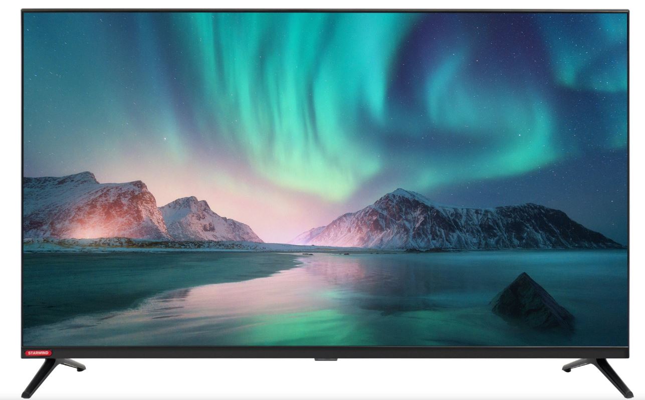 Телевизор StarWind SW-LED40BG200 LED 40" Frameless черный FULL HD 60Hz DVB-T DVB-T2 DVB-C DVB-S DVB-S2 USB