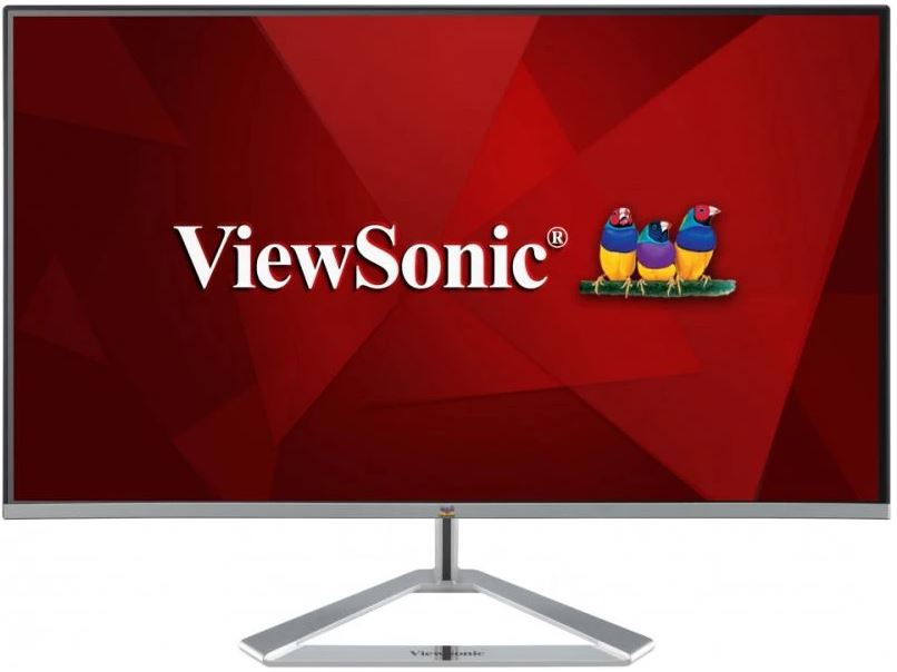 Монитор 23,6" Viewsonic VX2476-SH серебряный 1920*1080 75Hz VGA IPS LED 16:9 HDMI матовая 250cd 178гр/178гр