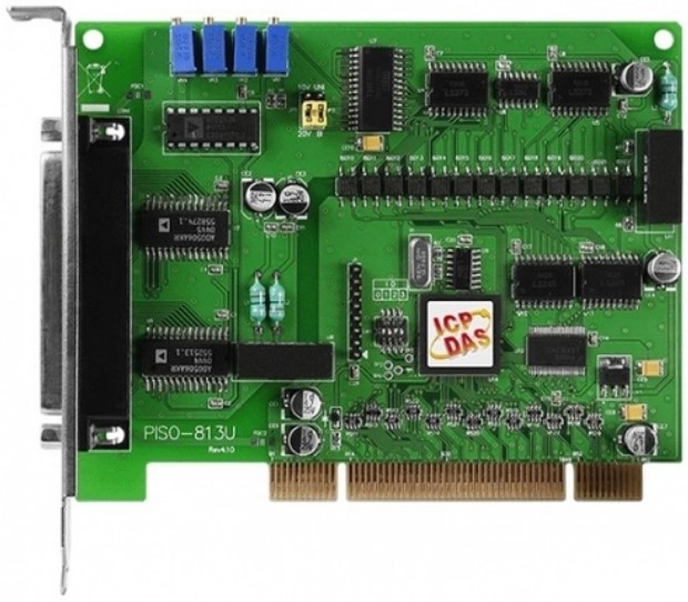 Плата ICP DAS PISO-813U CR Universal PCI, 32-channel isolated analog input board. (RoHS)Includes one CA-4002 D-Sub connector.