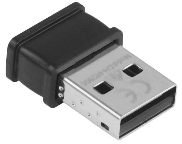 Сетевой адаптер Dahua DH-NC300 USB, Wi-Fi 2.4 ГГц 802.11AX 300M/MU-MIMO/USB 2.0/черный