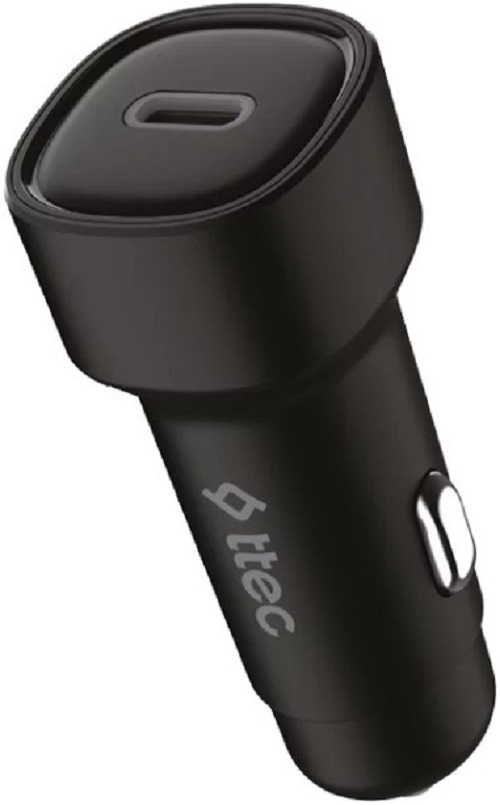 Зарядное устройство автомобильное TTEC 2CKP01S USB-C, PD 30W, цвет: черный