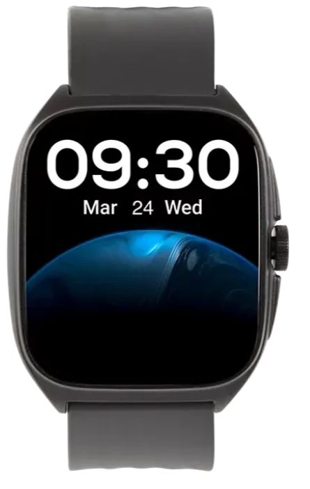 Часы TTEC Tempus Pro 2SW07S 47mm Rectangular Case Smartwatch в прямоугольном алюминиевом корпусе с AMOLED-экраном. Цвет: черный
