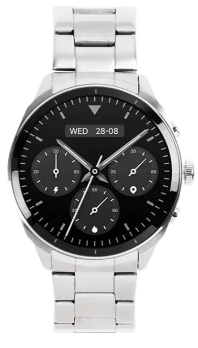 Часы TTEC Tempus Pro S 2SW08MT 45mm Round Aluminium Case Smartwatch в круглом алюминиевом корпусе с AMOLED-экраном. Цвет: металлик