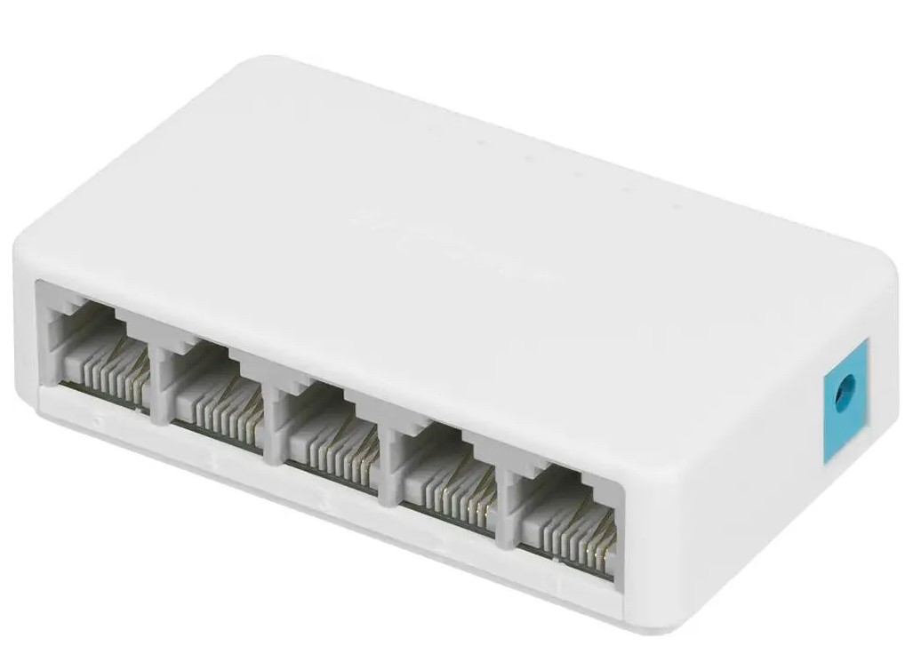 Коммутатор неуправляемый Mercusys MS105 5x10/100, пластиковый корпус