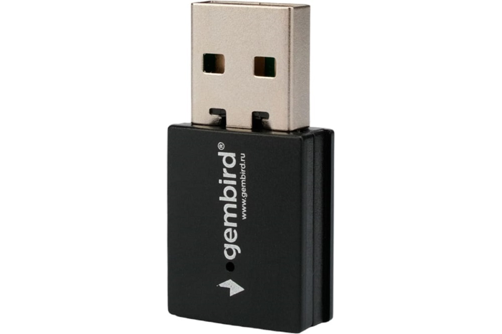 Адаптер сетевой Gembird WNP-UA-018 WiFi, BT двухдиапазонный мини, 600 Мбит, USB, 802.11b/a/g/n/ac