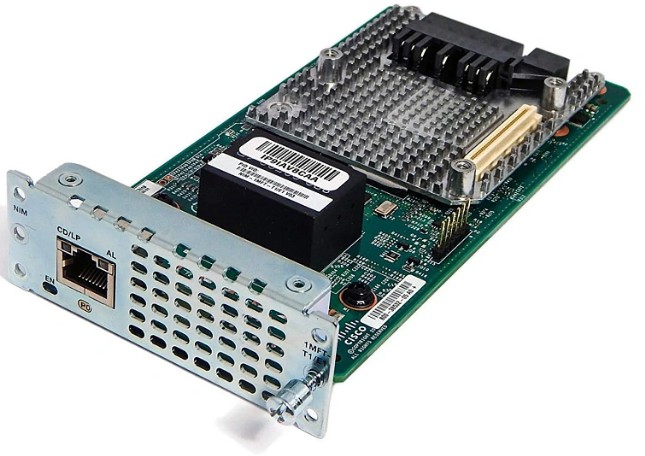 Модуль интерфейсный Cisco NIM-1MFT-T1/E1 1 port Multiflex Trunk Voice/Clear-channel Data T1/E1 Module for ISR 4000 series