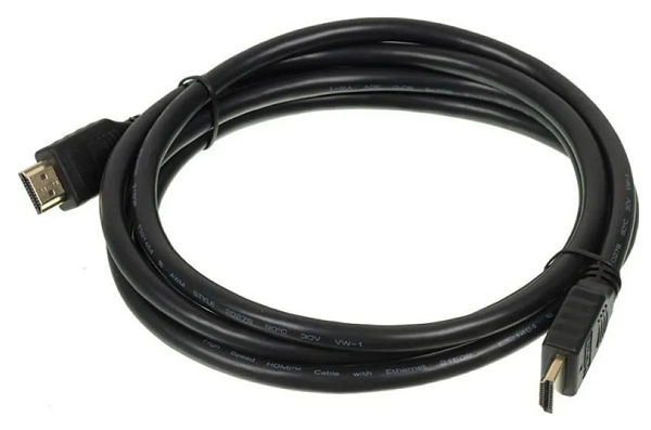 Кабель интерфейсный Buro BHP HDMI 2.0 409275 HDMI (m) - HDMI (m) , ver 2.0, 2м, GOLD, черный