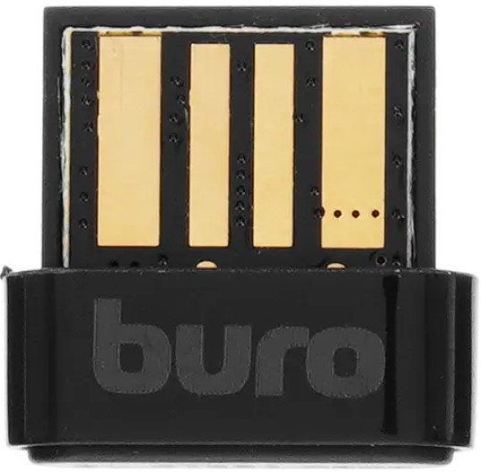 Адаптер Bluetooth Buro BU-BT531-NANO BT5.3+EDR class 1.5 20м черный (1872075)