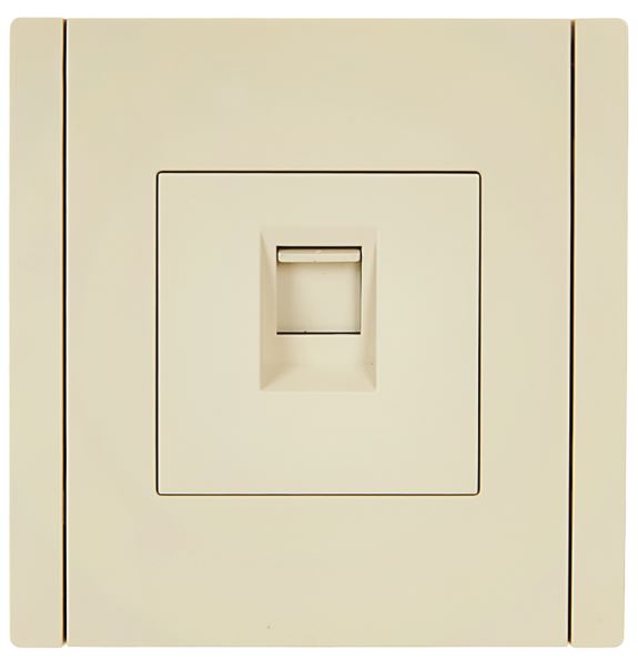 Розетка компьютерная IEK FP-K10-2-K10 FORTE&PIANO RJ45 кат.6 FP431 ваниль