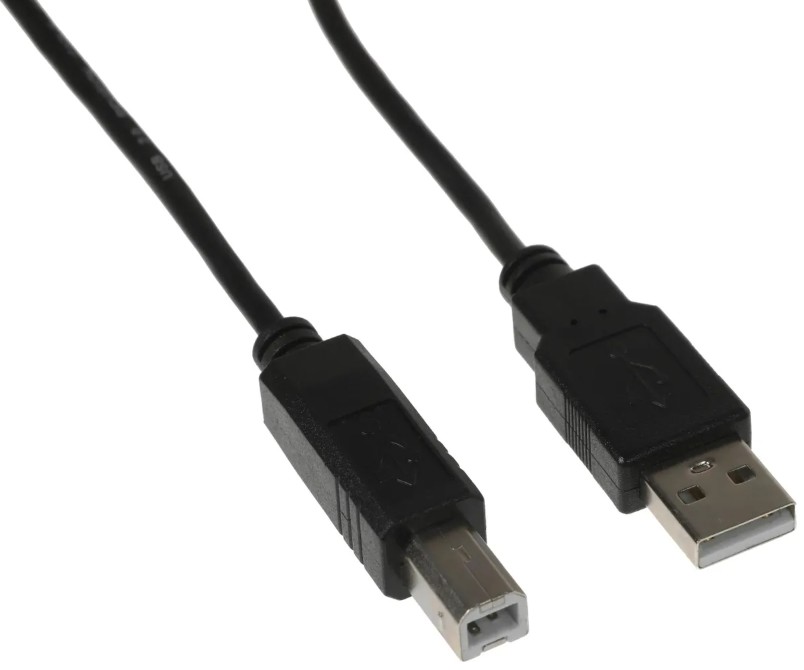Кабель KINGPRICE KP-AMBM-V2-1.5M ver2.0 USB A (m) USB B(m) 1.5м черный (2029531)