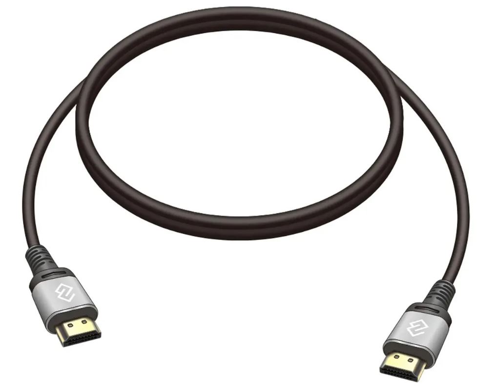 Кабель интерфейсный Digma D-HDMI-V2.0-1.5M аудио-видео HDMI (m)/HDMI (m) 1.5м. позолоч.конт. черный
