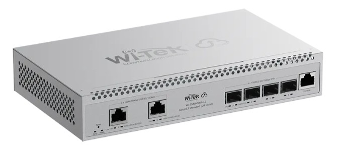 Коммутатор управляемый Wi-Tek WI-CMS6006F-L3 L3 2GE(10G)+4SFP+(10G)