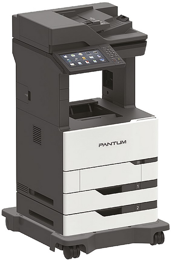 МФУ лазерное черно-белое Pantum BM7800FDN A4, 52 стр/мин., 1.2 GHz, 1200x1200 dpi, 2048 MB RAM, дуплекс, лоток 2*550 стр., USB, LAN, старт карт. 11000