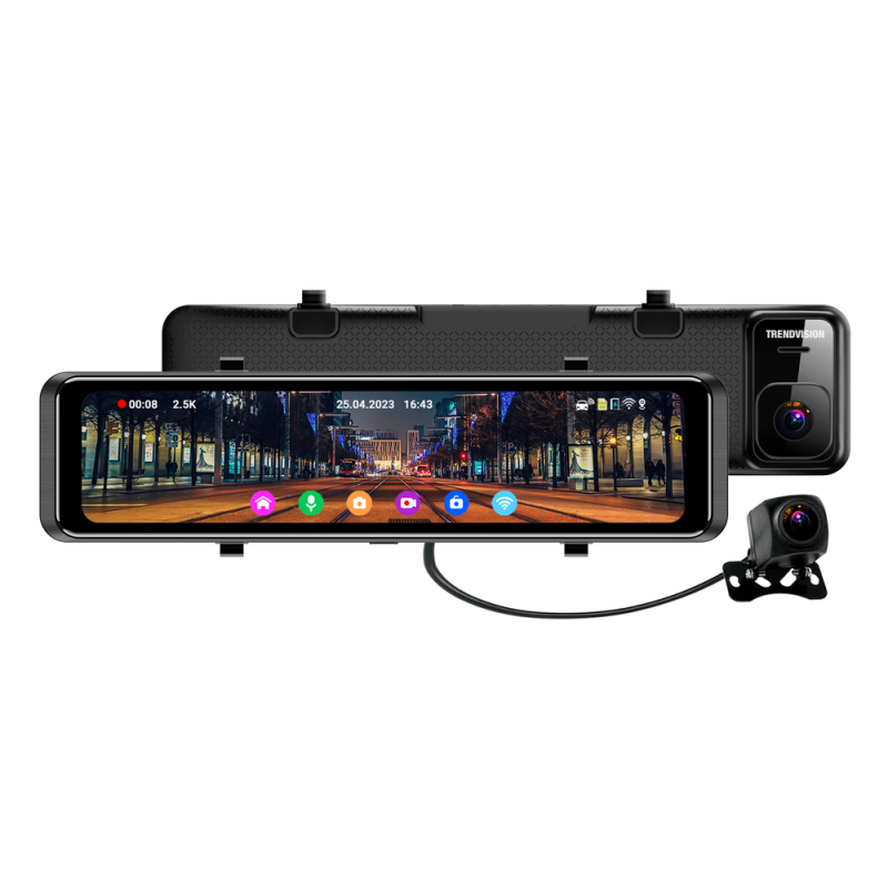 Видеорегистратор TrendVision MR-1100 (AI Smart Assist) 4K Ultra HD (3840x2160p)/Full HD (1920x1080p) TVMR1100