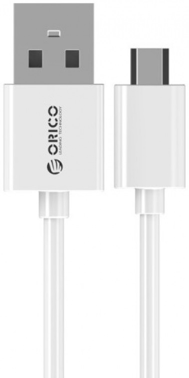 Кабель Orico ADC-08 USB 2.0/micro-USB, 0.8м, круглый, белый ORICO-ADC-08-WH