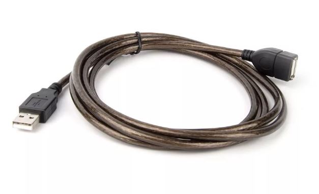 Кабель интерфейсный USB 2.0 Telecom VUS6956T-1.8M удлинительный AM/AF, прозрачная изоляция, 1.8m