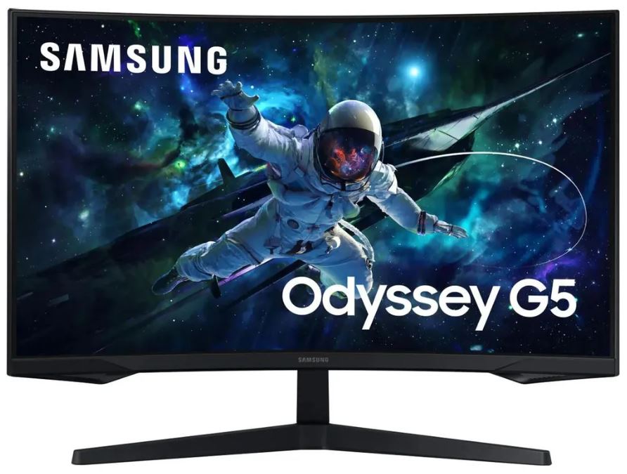 Монитор 27" Samsung Odyssey G5 S27CG550EI 2560x1440, 1 мс, 300 кд/м2, 2500:1, 178°/178°, VA LED, 16:9, 165Hz, HDMI, DP, USB LS27CG550EIXCI