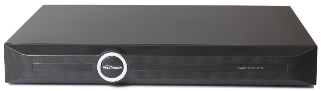 Видеорегистратор IP Polyvision PVNR-76-32F2 32-х канальный, VGA, HDMI (дублирующие), вх. поток 160 Мб/с, исх. поток 48 Мб/с, разрешение записи до 8Мп