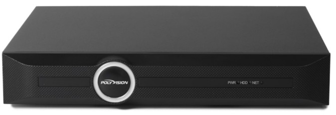 Видеорегистратор IP Polyvision PVNR-76-10F1 10-ти канальный, VGA, HDMI (дублирующие), вх. поток 60 Мб/с, исх. поток 40 Мб/с, разрешение записи до 6Мп