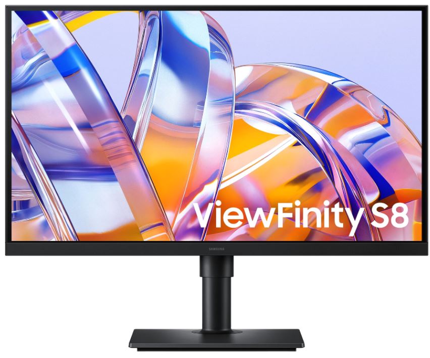 Монитор 27" Samsung ViewFinity S8 S27H804UAI 3840x2160, 16:9, IPS, 350cd, 1000:1, 5ms, 178/178, HDMI, DP, USB, 60Hz, HAS, Tilt, Pivot, Swivel,VESA, bl LS27H804UAIXCI