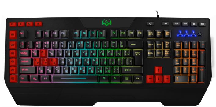 Клавиатура Sven KB-G9600 SV-019723 проводная игровая (120кл, макросы, подсветка)