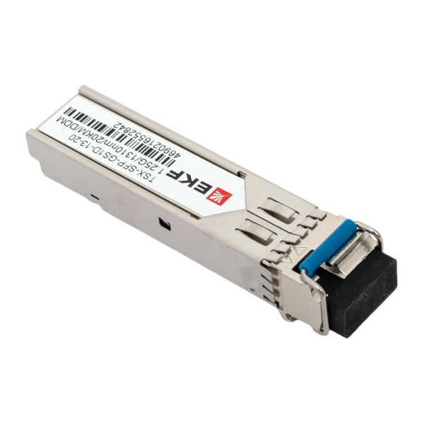 Модуль SFP EKF TSX-SFP-GS1D-13-20 1,25 Гбит одинарное одномодовое оптоволокно Tx1310нм/Rx1550нм 20км TSX