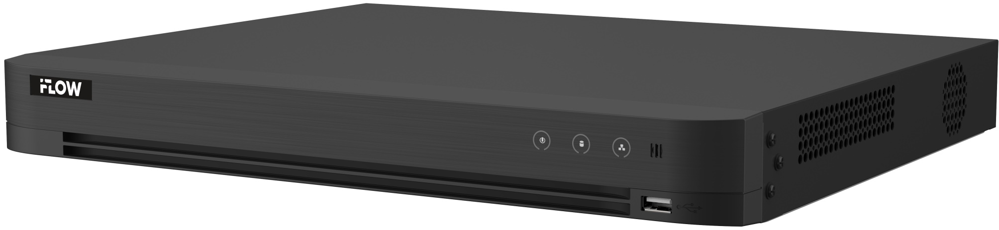 Видеорегистратор iFlow F-HR-2164/2 16-ти канальный гибридный HD-TVI c технологией SharpSense и AoC, видеовход: 16 каналов BNC, аудиовход: 16 каналов (