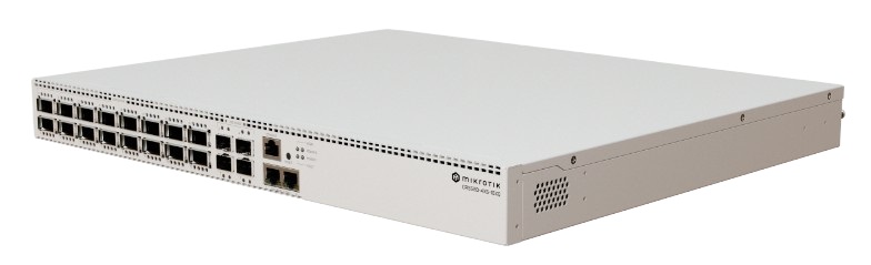 Коммутатор Mikrotik CRS520-4XS-16XQ-RM 16x100 Gigabit QSFP28 ports, 4x25 Gigabit SFP28 ports, 2x10 Gigabit Ethernet ports