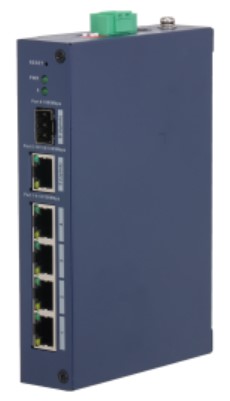 Коммутатор неуправляемый Dahua DH-CHS4106-4ET 4x100Мбит/с 1x1Гбит/с 1xКомбо(1000BASE-T/SFP)