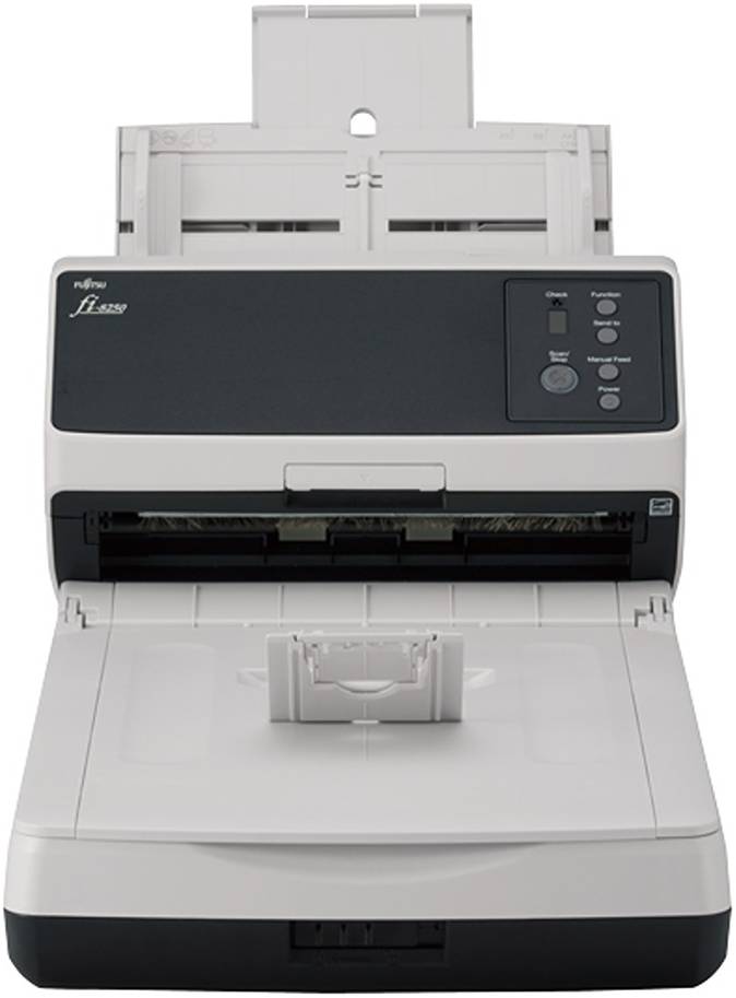 Сканер Fujitsu fi-8250 А4, двухсторонний, 50 стр/мин, автопод. 100 л, cо встроенным планшетом, USB 3.2, Gigabit Ethernet Ricoh PA03810-B601