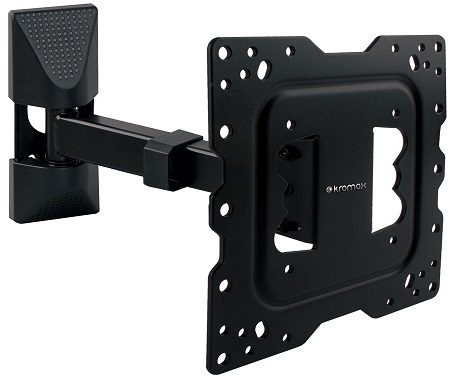 Кронштейн настенный Kromax DIX-17 Kromax_20205 22-55", макс. 40кг, поворот и наклон, черный Kromax 20205