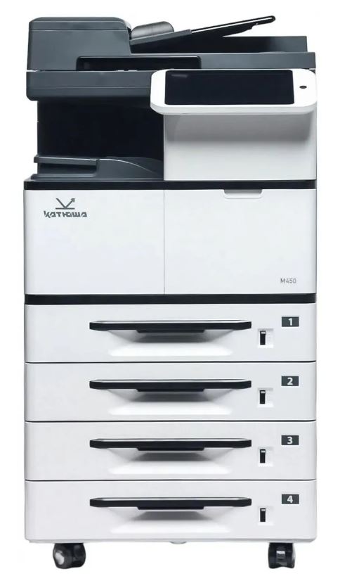 МФУ лазерное черно-белое Катюша M450pm-pp А3, 50 стр/мин, 4GB RAM, Ethernet, USB, USB-host,. 10" панель. Тонер в комплекте 10 000 отп.