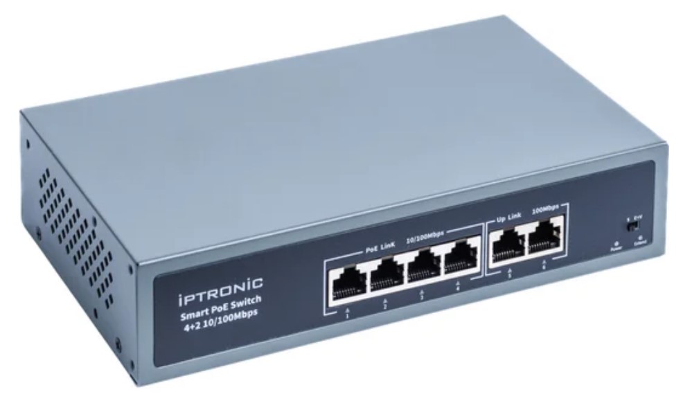 Коммутатор PoE IPTRONIC PS3-E6P4H