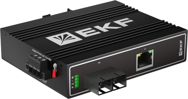 Медиаконвертер EKF TSX-MC1-1GX1GT-SC MC1-1GX1GT-SC двойное одномодовое оптоволокно 1550нм TSX