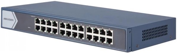 Коммутатор неуправляемый HIKVISION DS-3E0524-E(C) 24 порта RJ45 10/100/1000 МБИТ/С