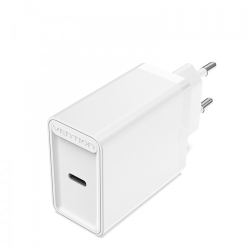 Зарядное устройство сетевое Vention FADW0-EU Сетевое зарядное устройство Vention на 1 порт USB C QC 4.0 Белый