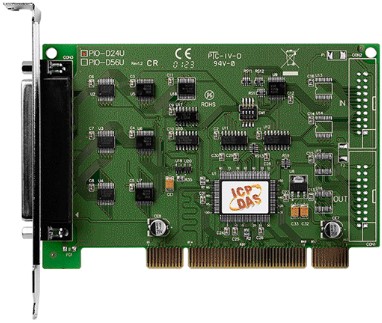 Плата ICP DAS PIO-D24U CR Universal PCI bus, 24-channel DIO board